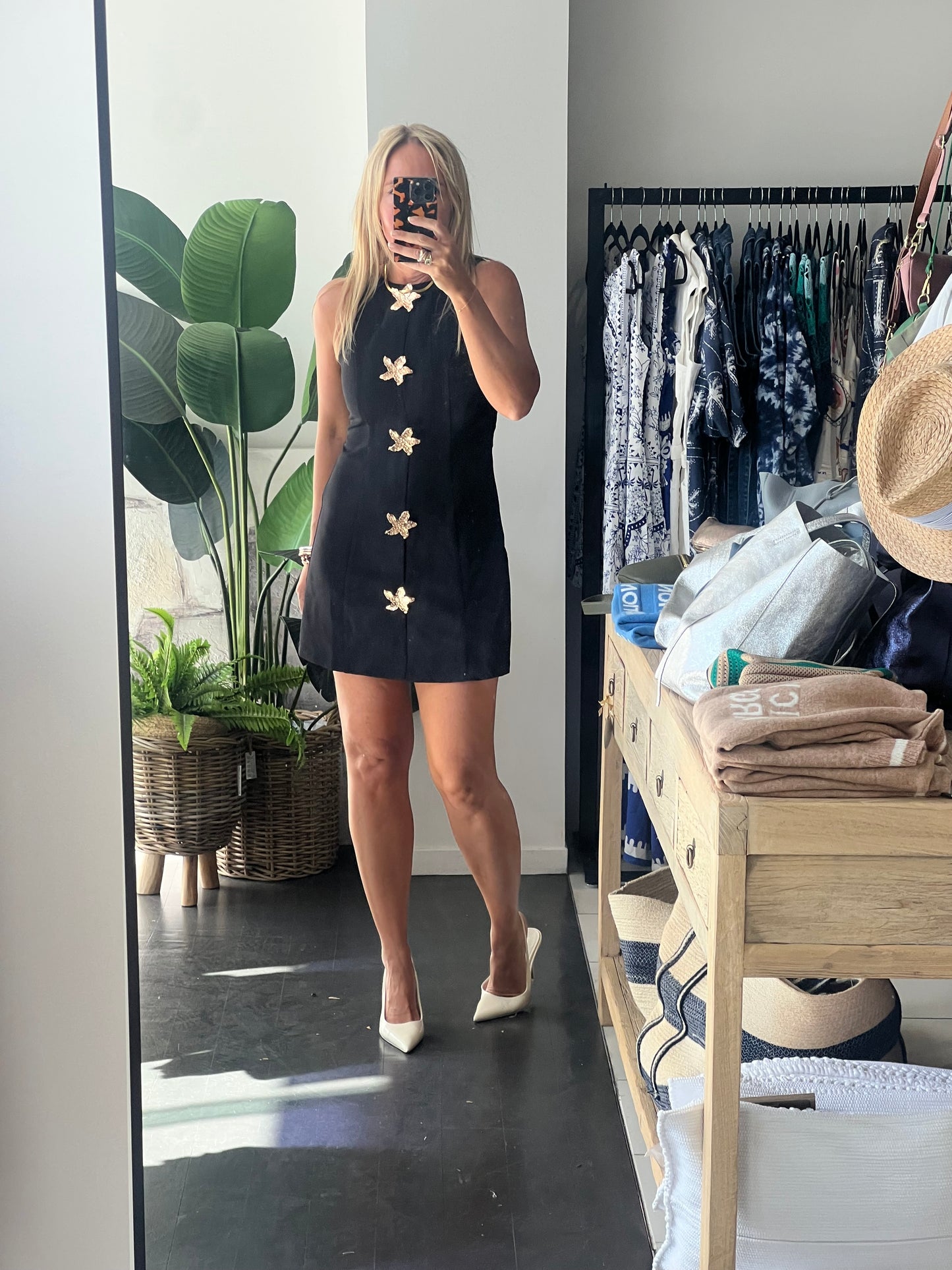 Seeing Stars Mini Shift Dress