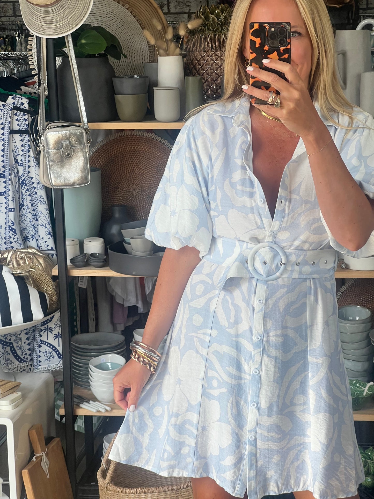 Icebergs Shirt Dress