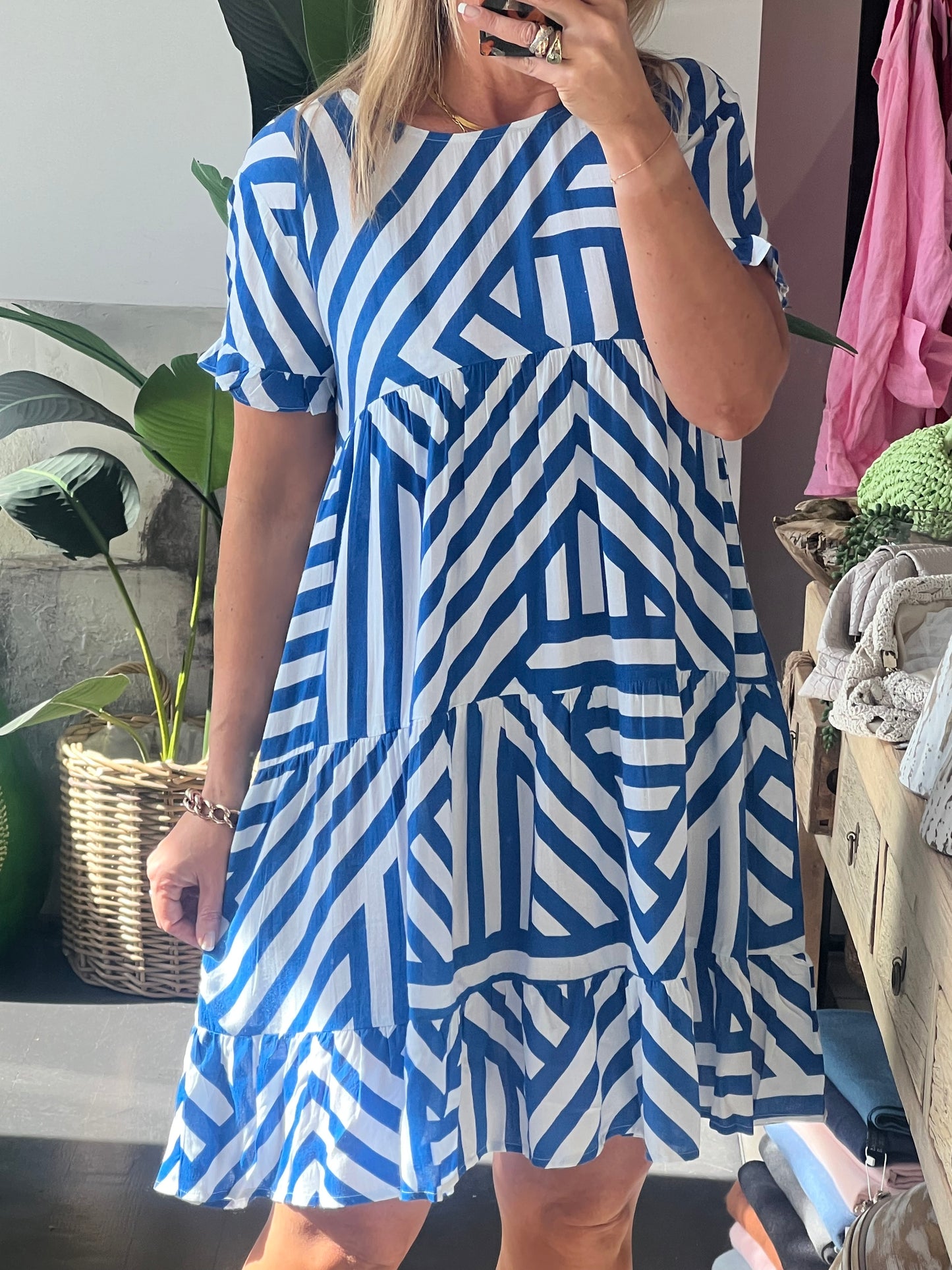 Summer Mini Shift Dress