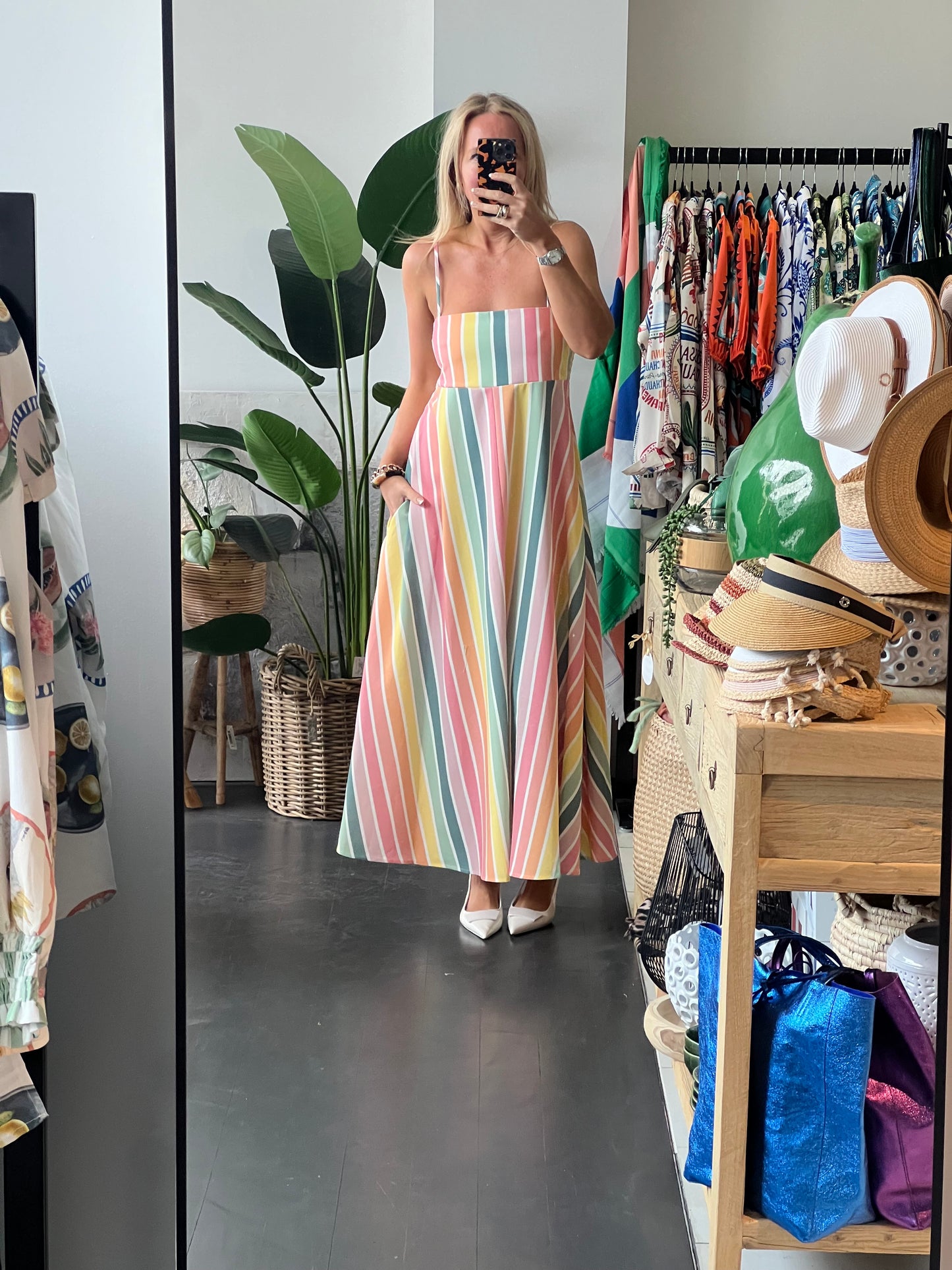 Rainbow Maxi Dress