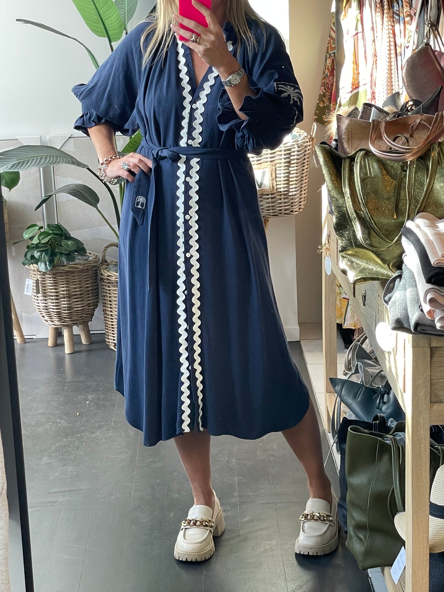 Kaftan Shirt Dress