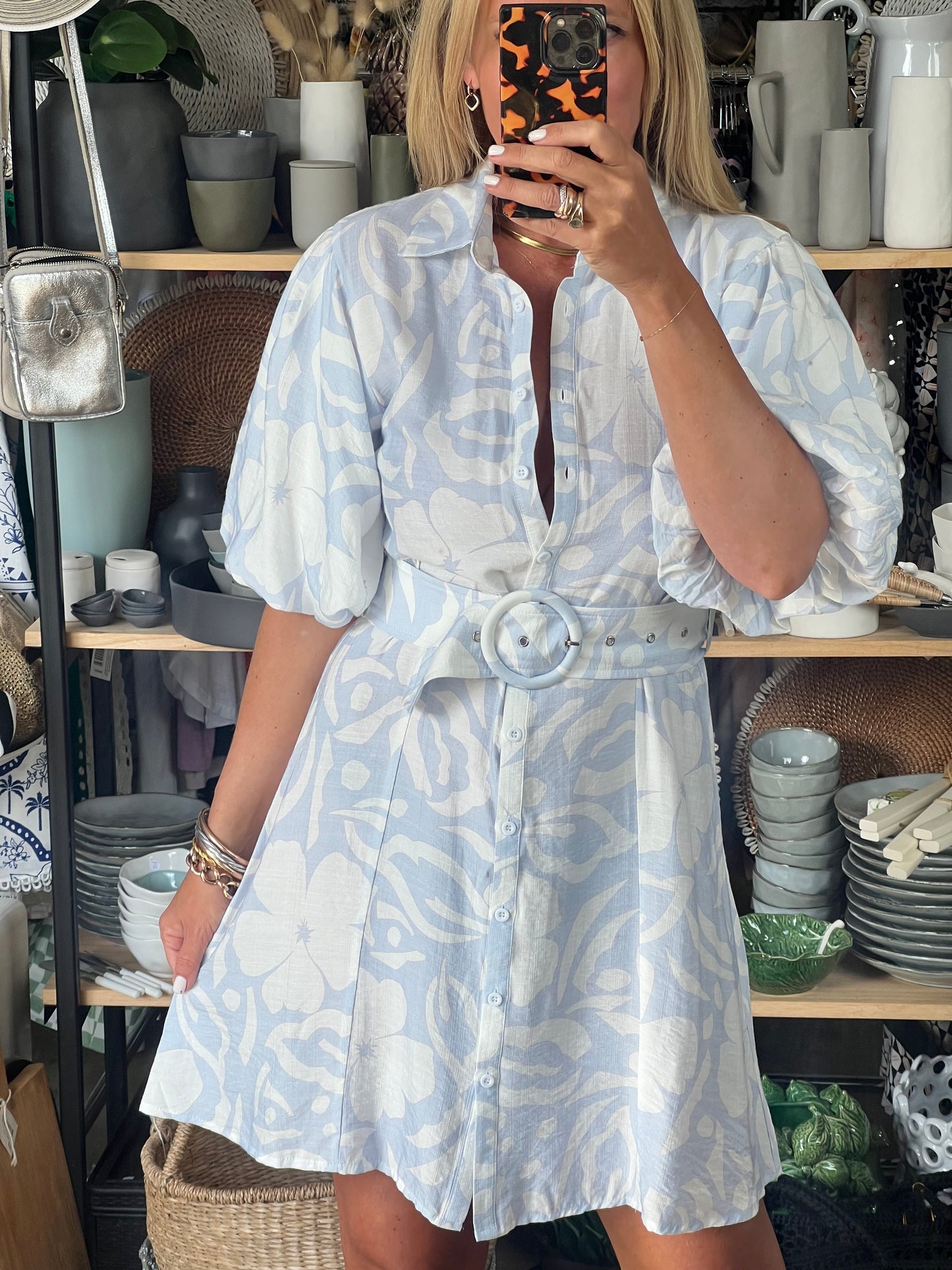 Icebergs Shirt Dress