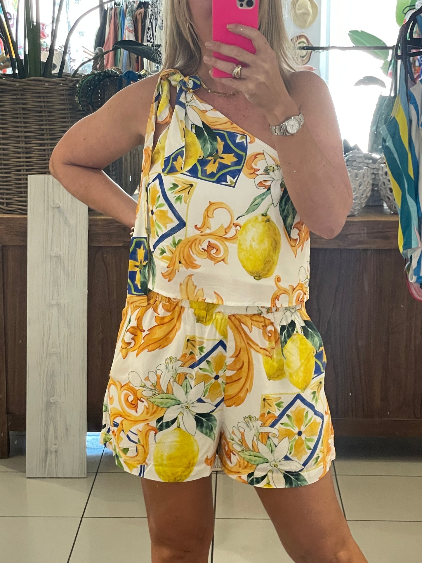 Limonata Top & Shorts Set