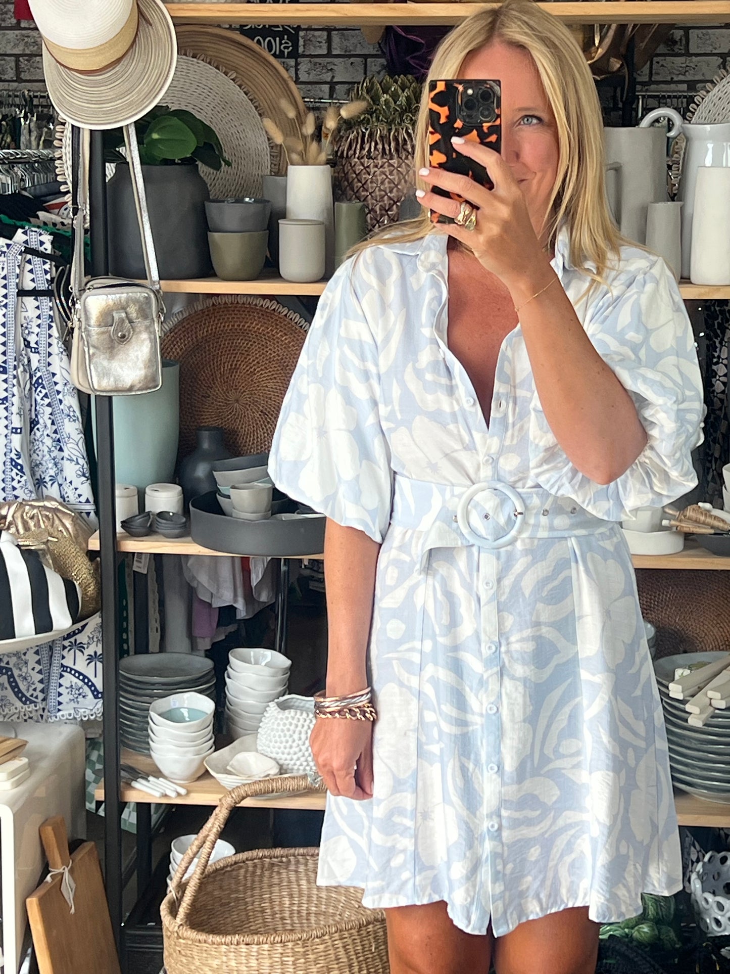 Icebergs Shirt Dress