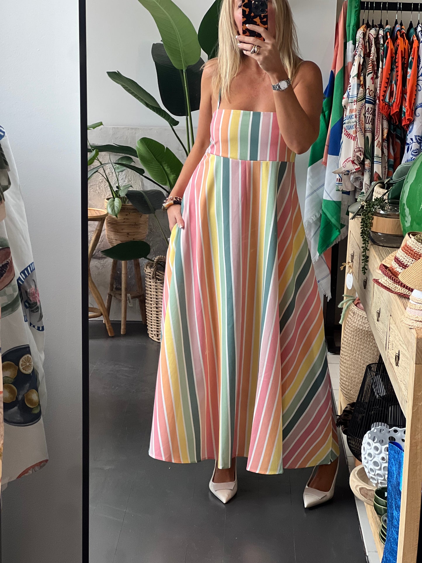 Rainbow Maxi Dress