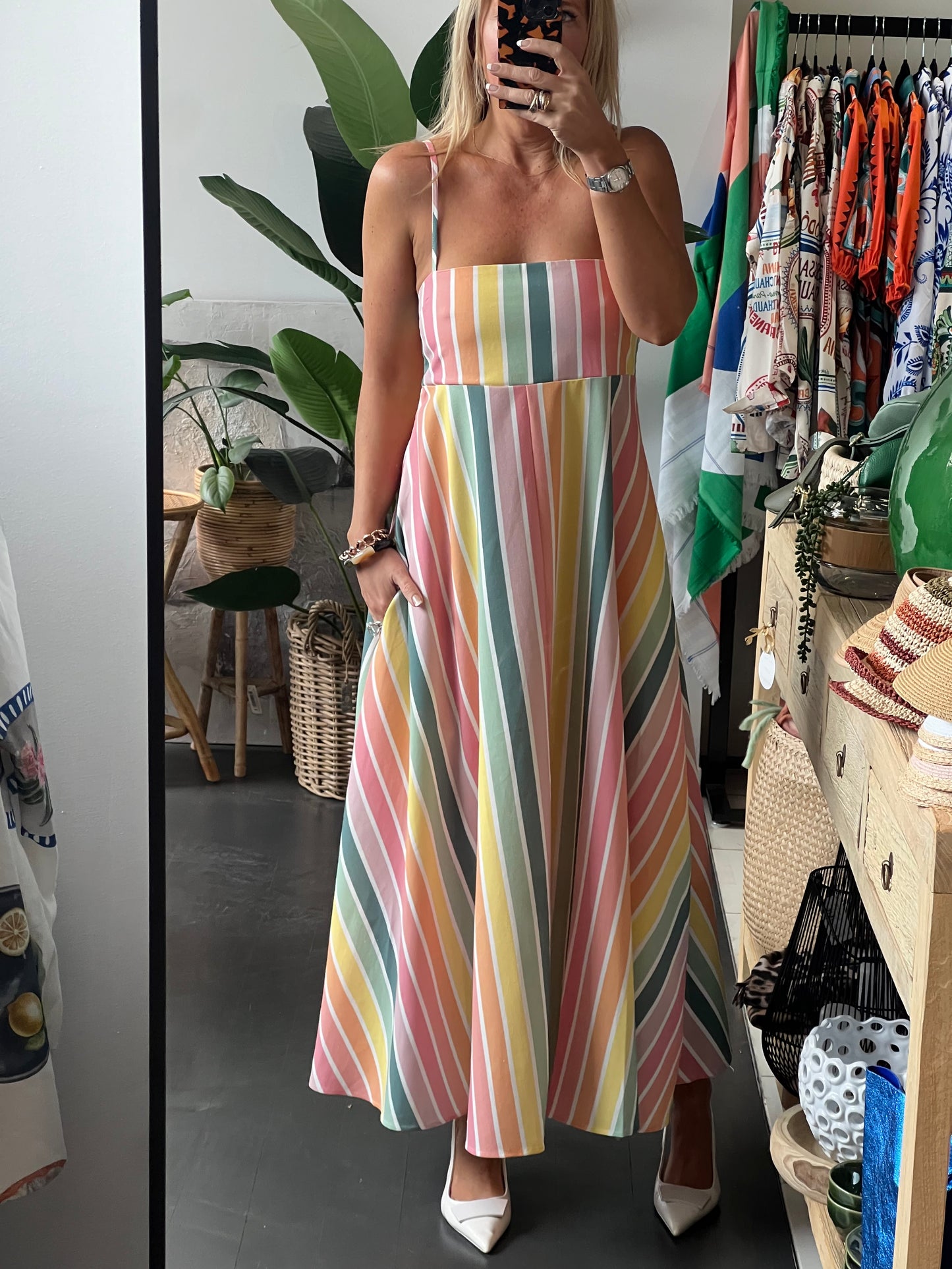 Rainbow Maxi Dress