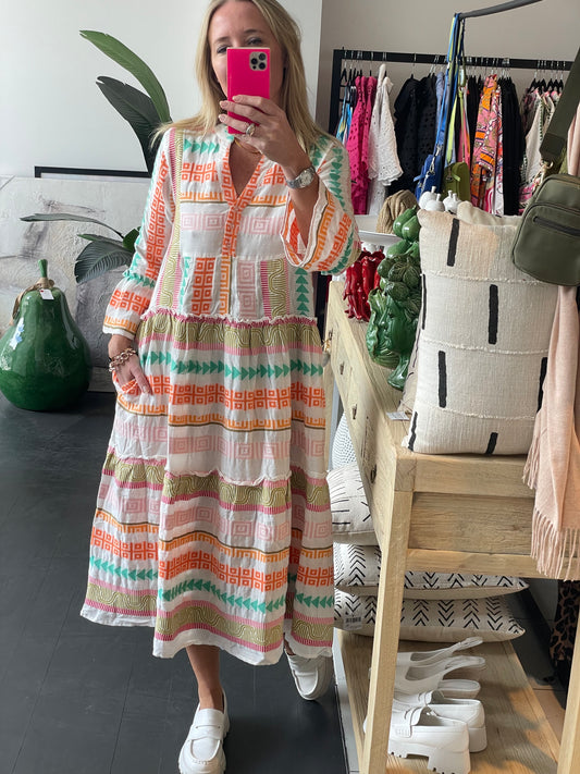 Copenhagen Mediterranean Midi Dress Splice