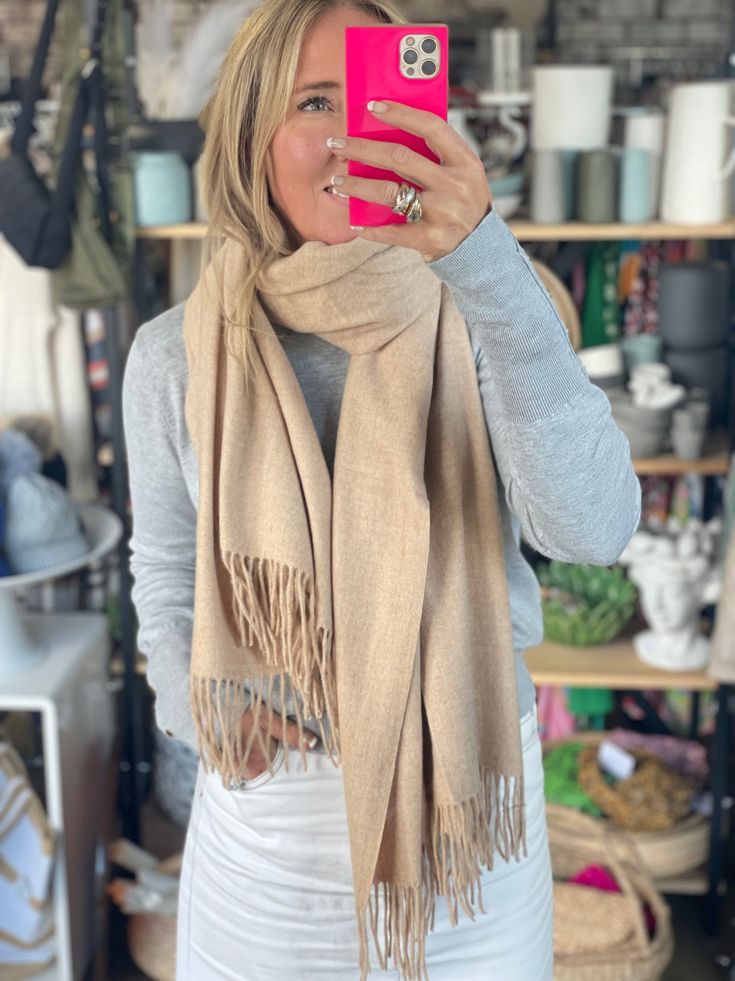 Scarf Wrap - 100% cashmere