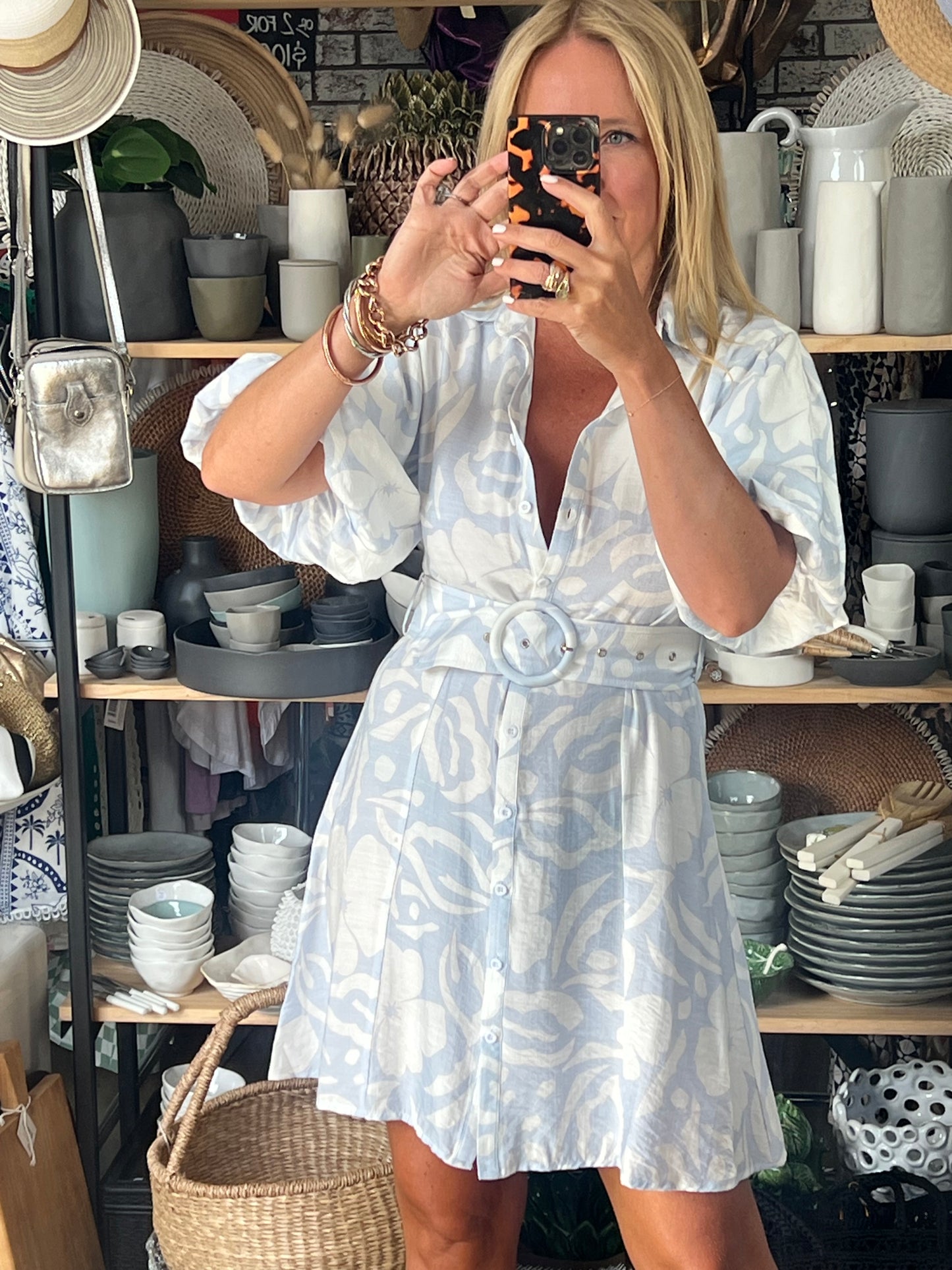 Icebergs Shirt Dress