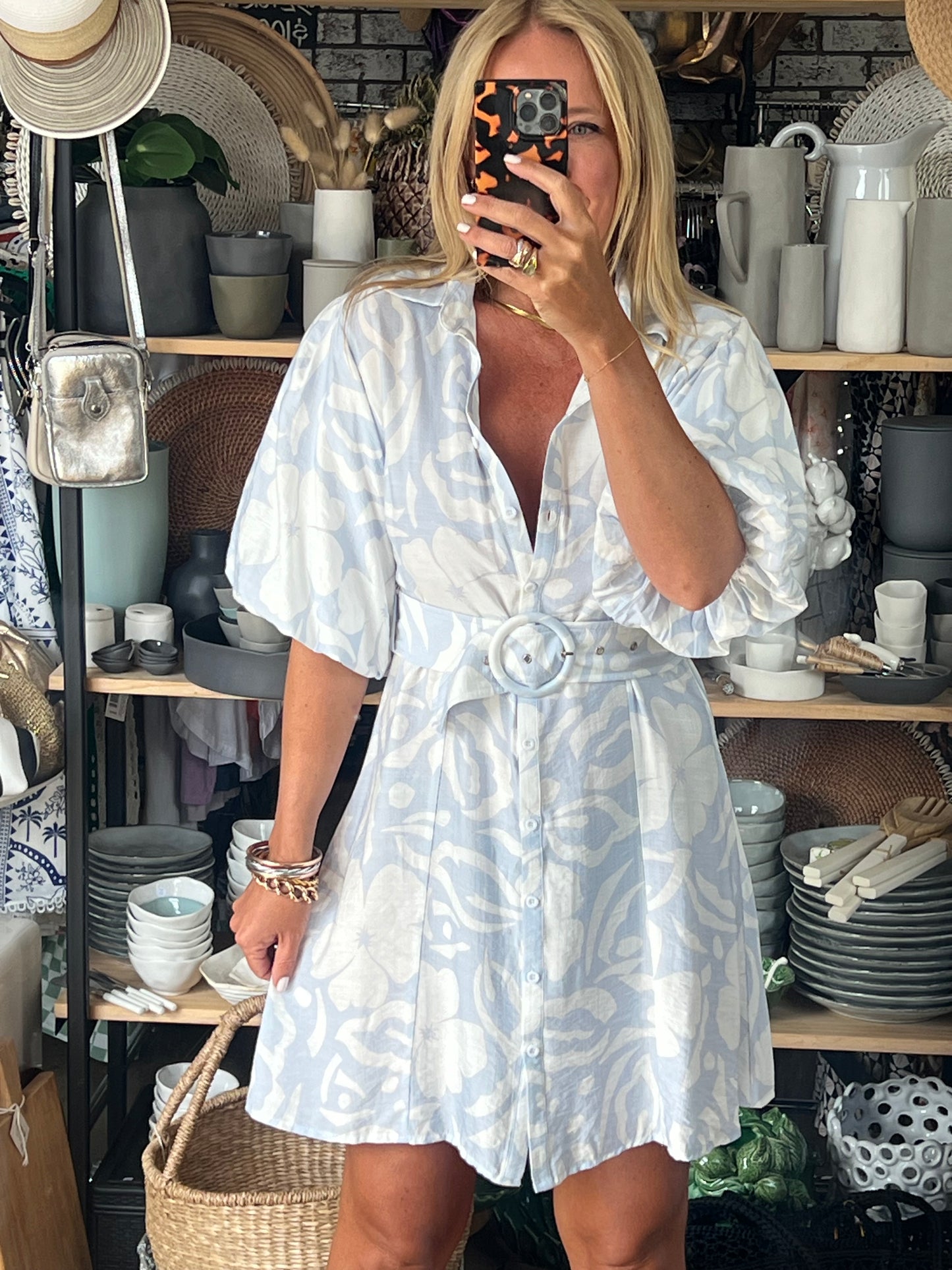 Icebergs Shirt Dress