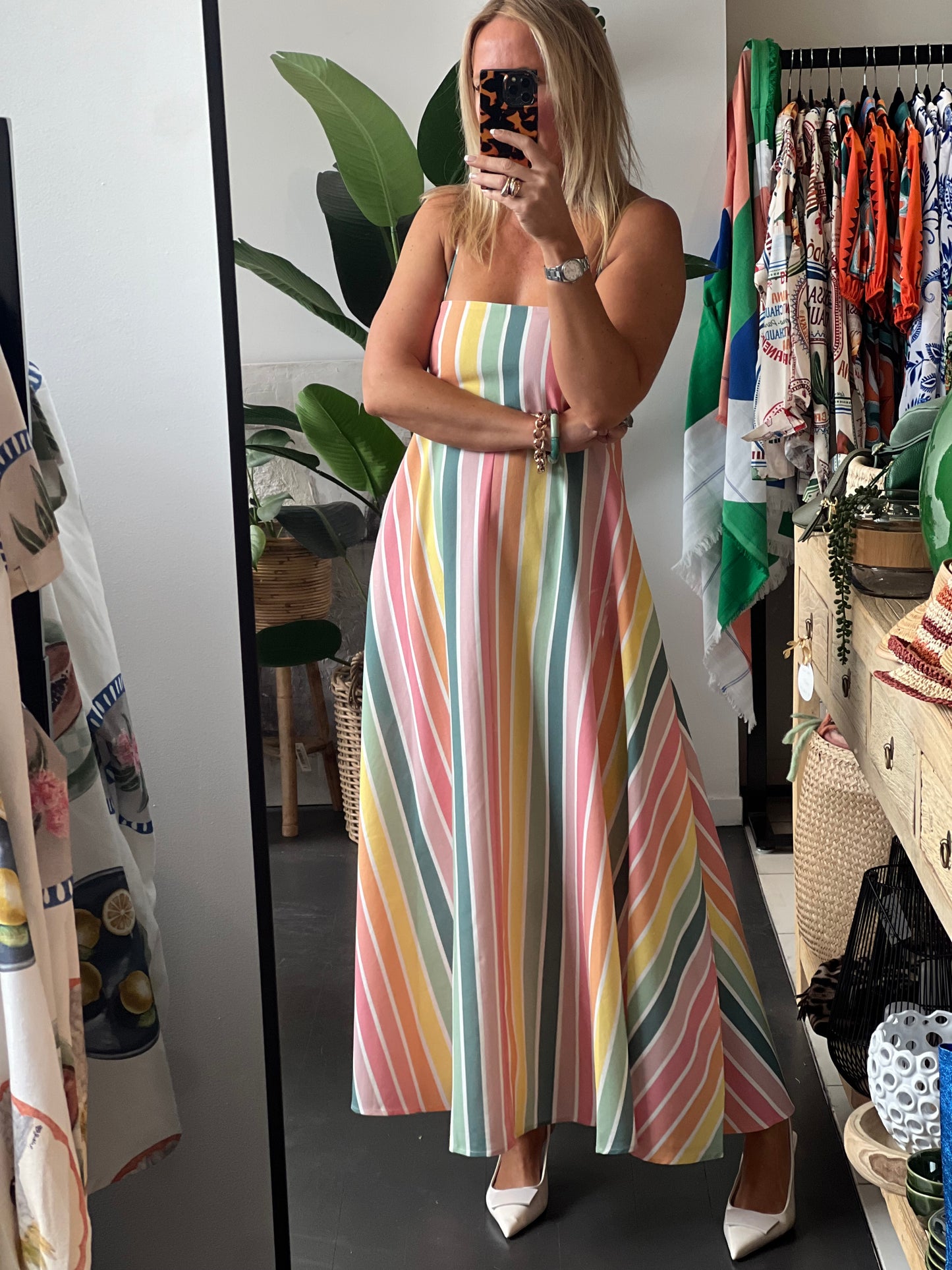 Rainbow Maxi Dress