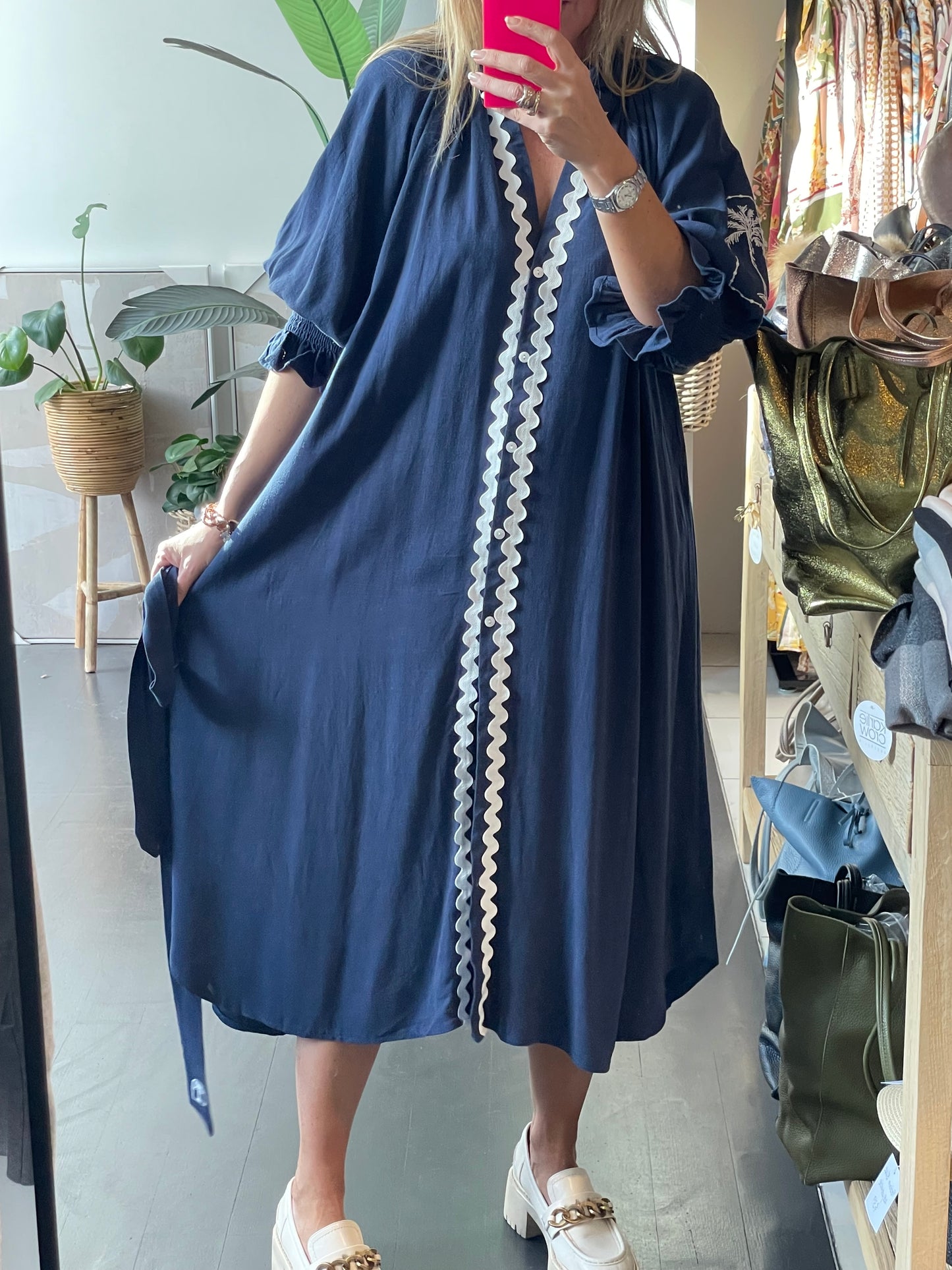 Kaftan Shirt Dress