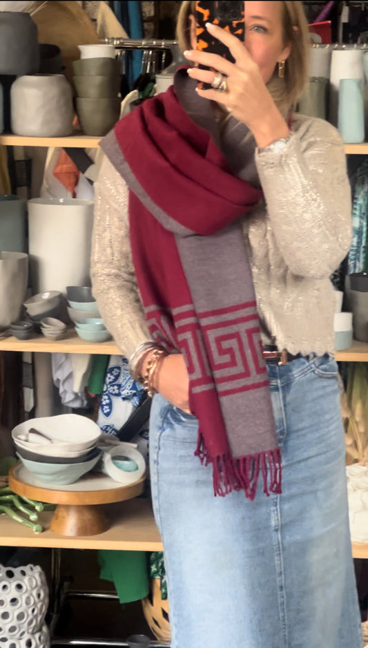 Scarf Wrap - cashmere blend