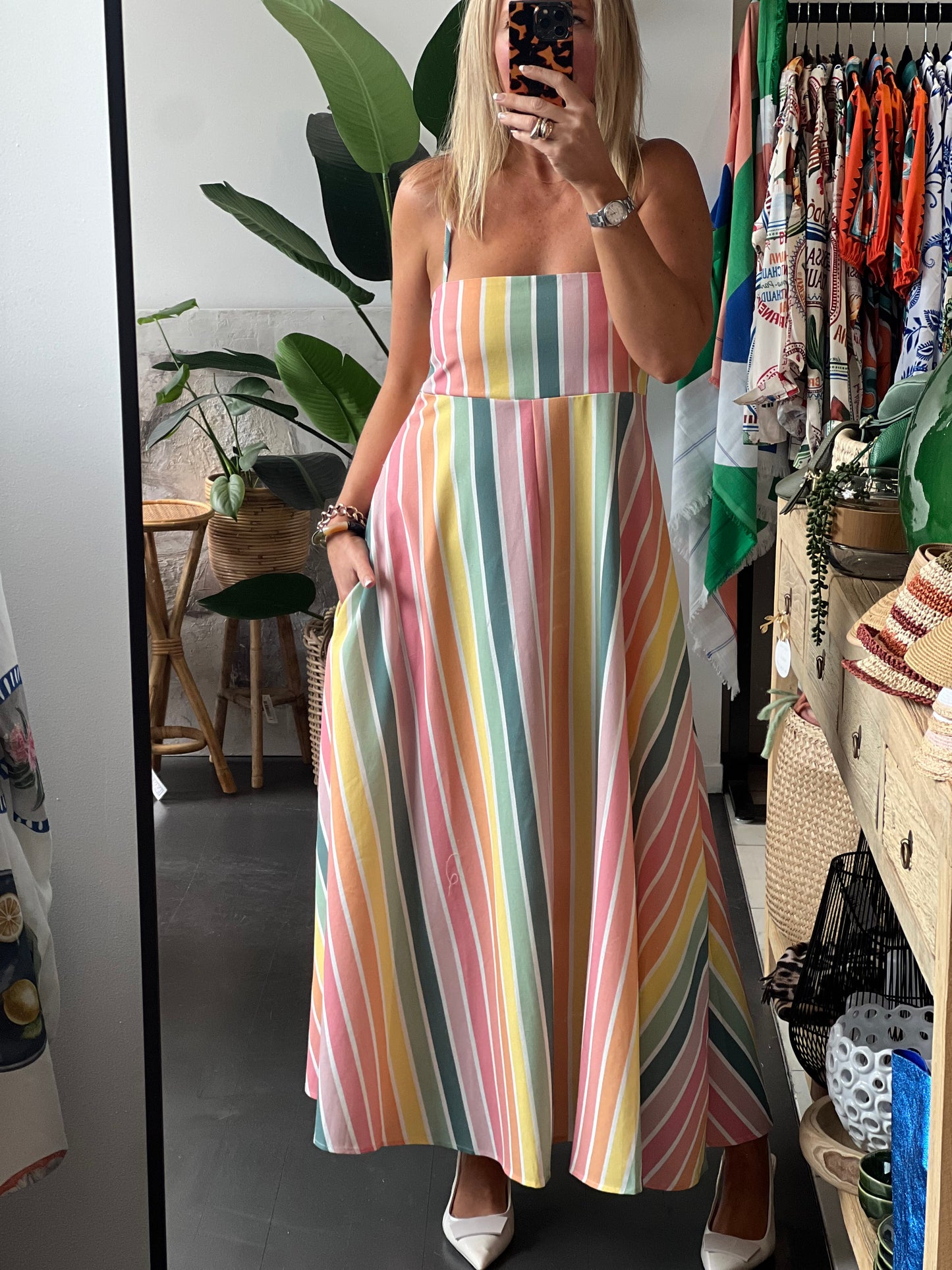 Rainbow Maxi Dress