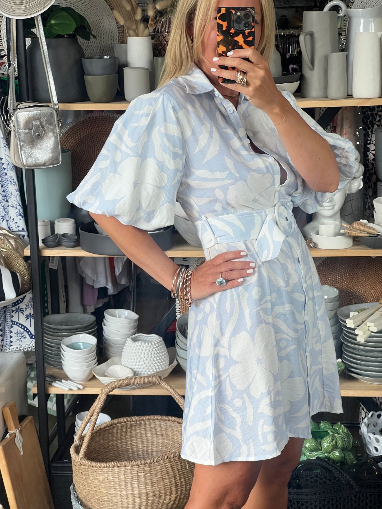 Icebergs Shirt Dress