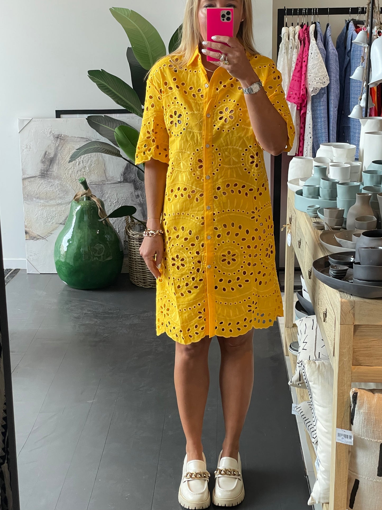 BEACH TO BAR Shirt Dress