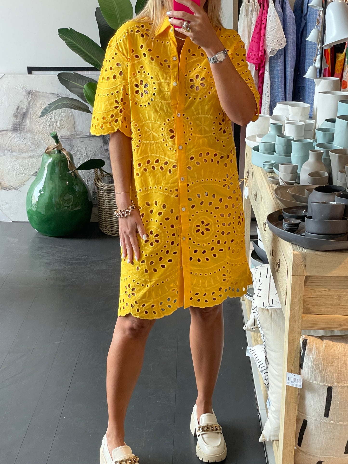 BEACH TO BAR Shirt Dress