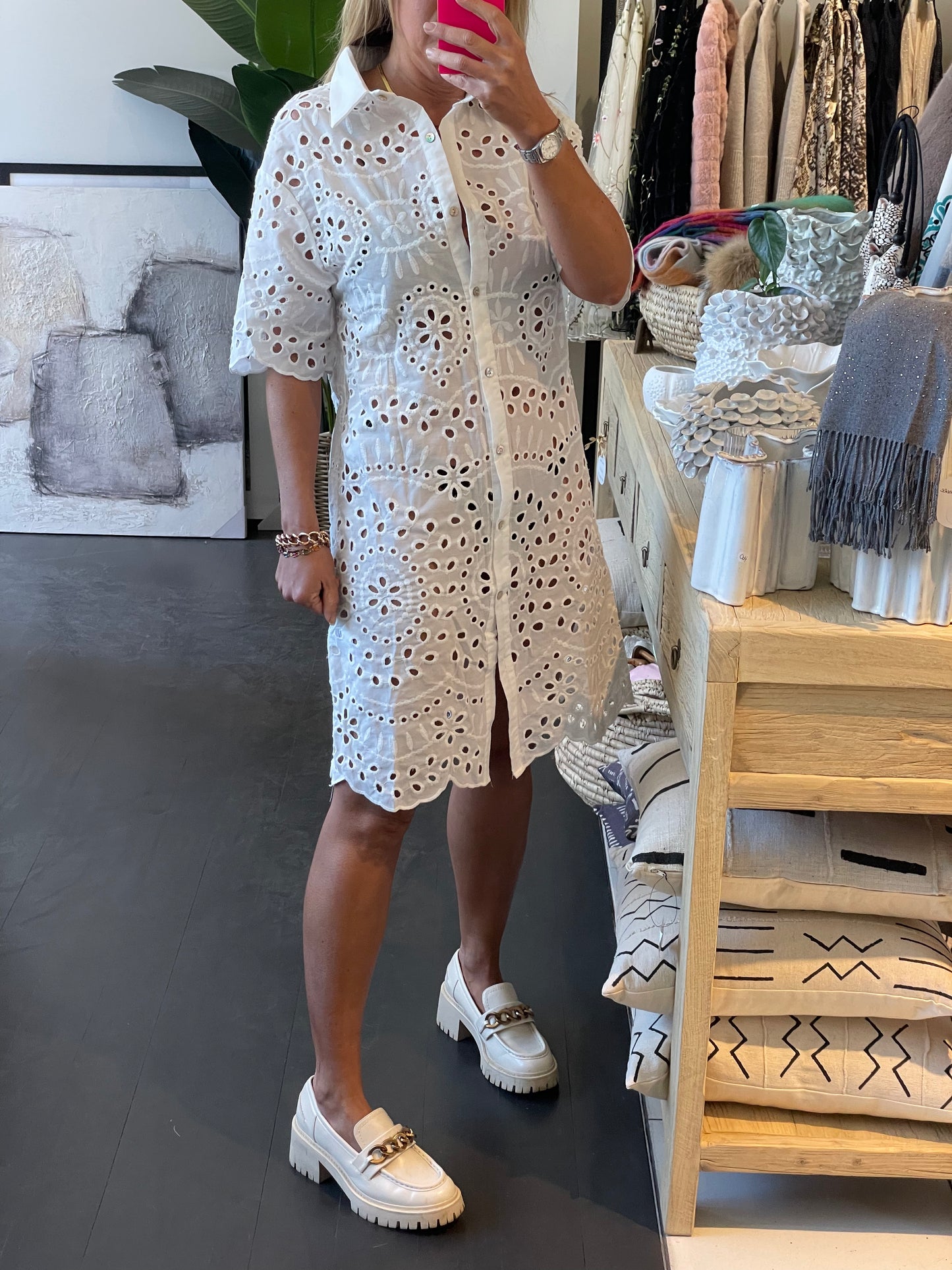 BEACH TO BAR Shirt Dress