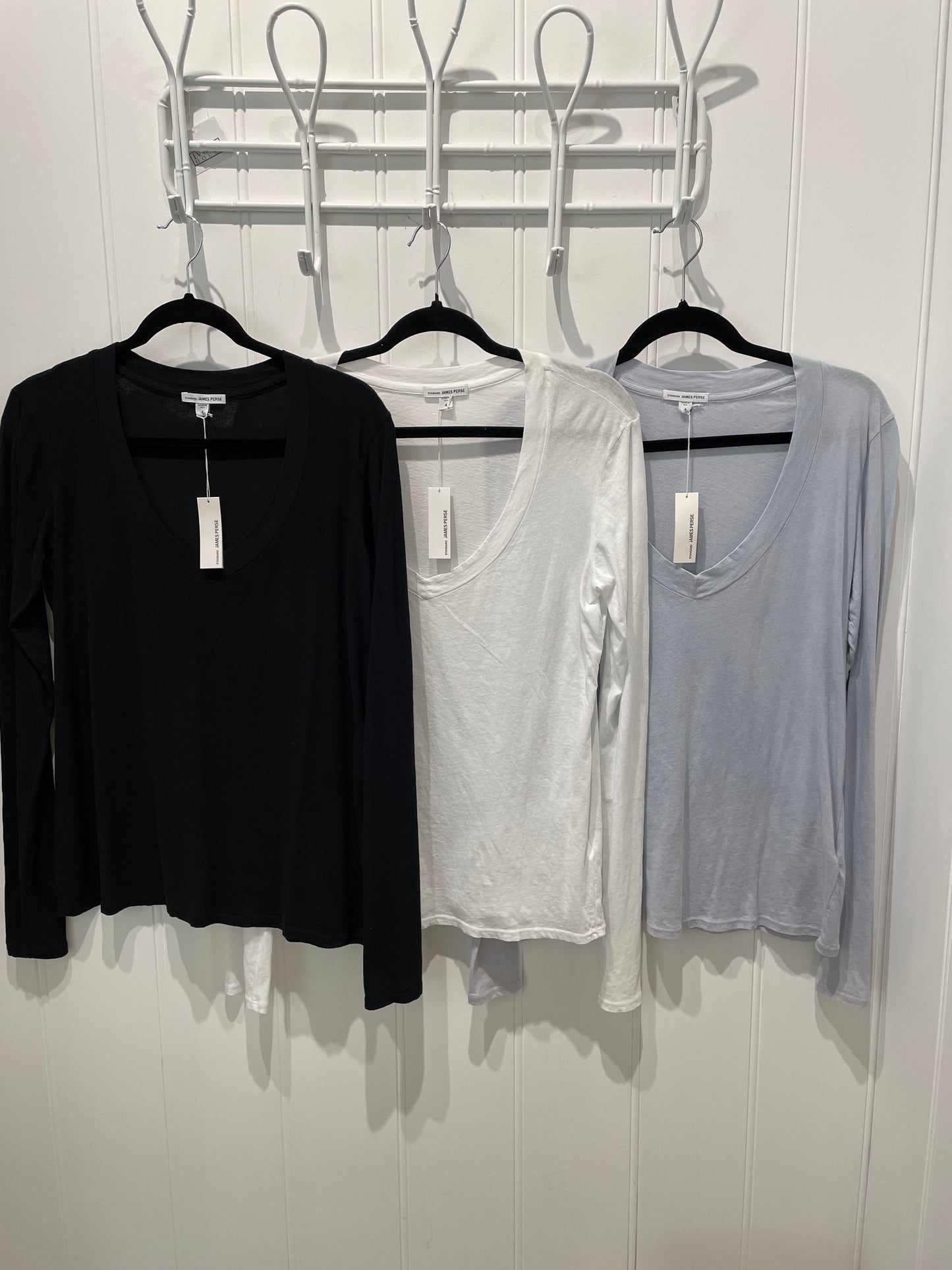 JAMES PERSE - long sleeve v neck tee