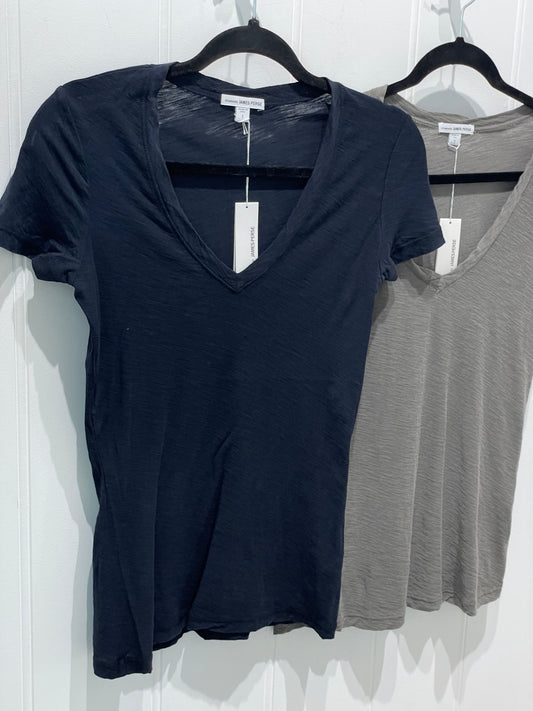 JAMES PERSE - v neck slub tee