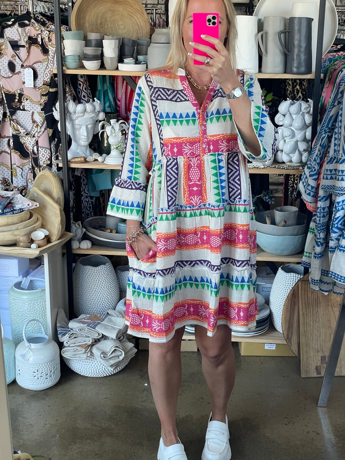 Copenhagen Mini Dress rainbow