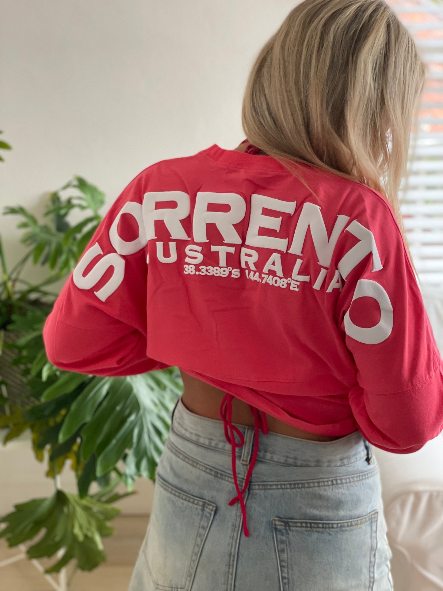 PROJECT LOCAL - SORRENTO unisex sweat top - RED